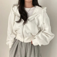 Debora | Schicker und vielseitiger Sommer-Hoodie in Weiß