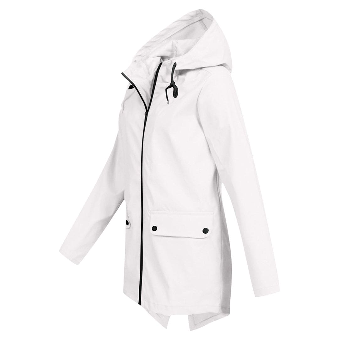 Damen Kapuze Regenjacke | Wasserdichte