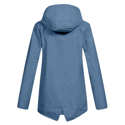 Damen Kapuze Regenjacke | Wasserdichte