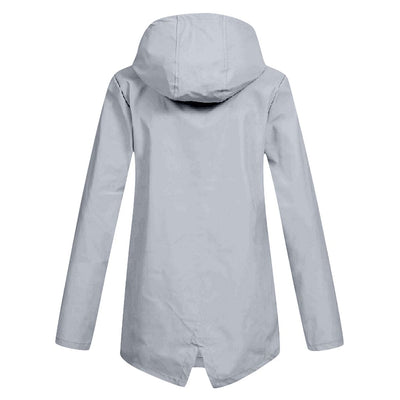 Damen Kapuze Regenjacke | Wasserdichte