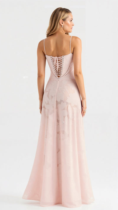 Alma | Langes Kleid mit Schnürrücken