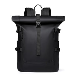 Seraso | Wasserabweisender Unisex Rucksack für Alltag und Reisen in Schwarz