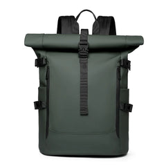 Seraso | Wasserabweisender Unisex Rucksack für Alltag und Reisen in Grün