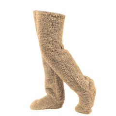Lena | Flauschige Wintersocken extra weich & warm in Hellbraun