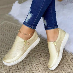 Lene - Bequeme Schuhe in Gold