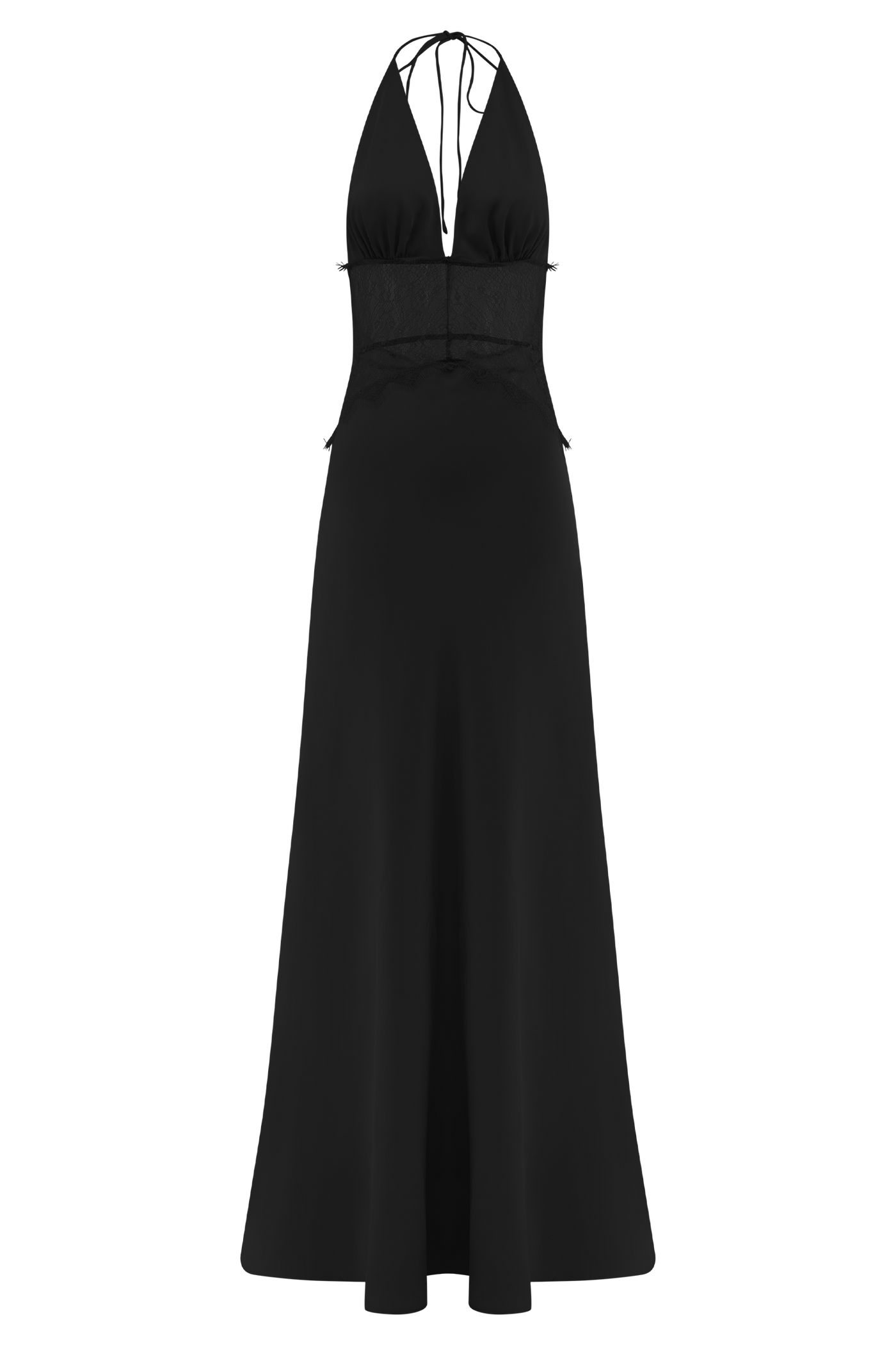 NOIRÉA - Spitzen- & Satin-Kleid