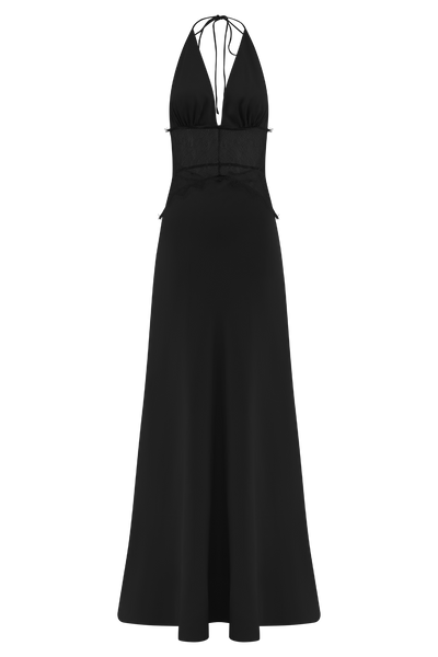 NOIRÉA - Spitzen- & Satin-Kleid