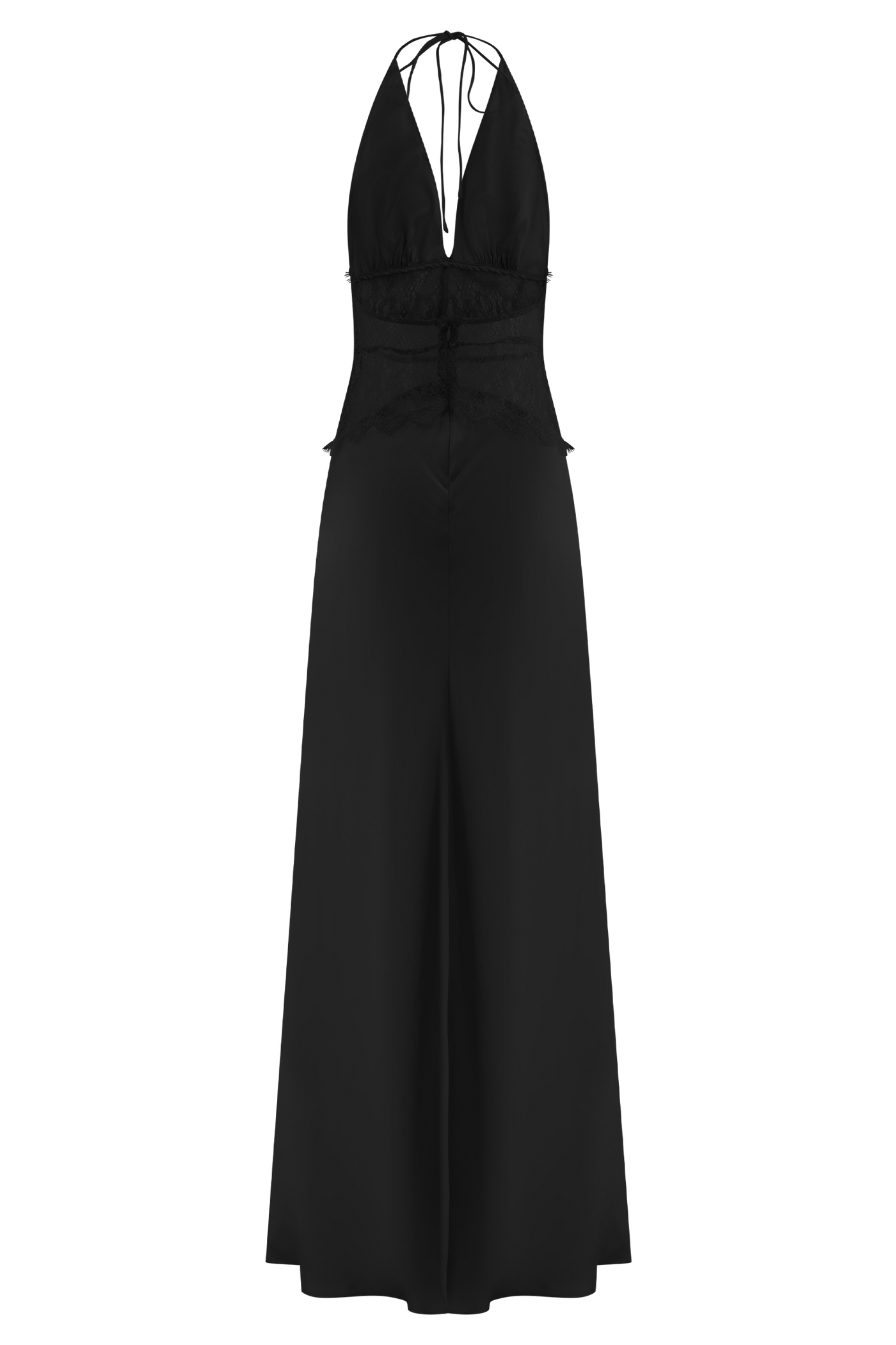 NOIRÉA - Spitzen- & Satin-Kleid