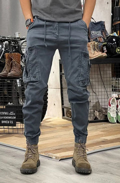 Levi™ | Premium Stretch Cargohose in Grau (mit Taschen)