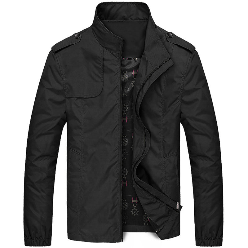 Jacke mit Hohem Kragen für Männer