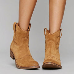 Dakota | Western Vintage Stiefeletten in Braun