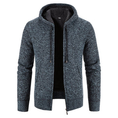 Matthias - Bequeme Strickjacke in Blau