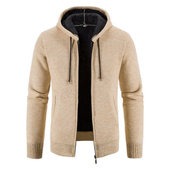 Matthias - Bequeme Strickjacke in Beige