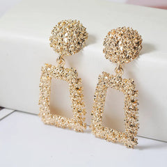Micara - Square Statements - Ohrringe in Gold