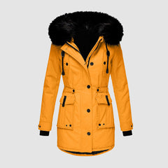 Karolina - Winterjacke Damen Wasserdicht in Gold