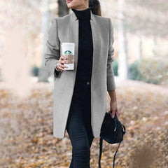Modischer Trenchcoat für Damen | Lässig in Grau