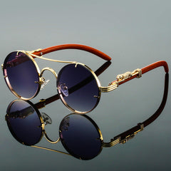 Pia | Auffallende Unisex-Sonnenbrille in Grau