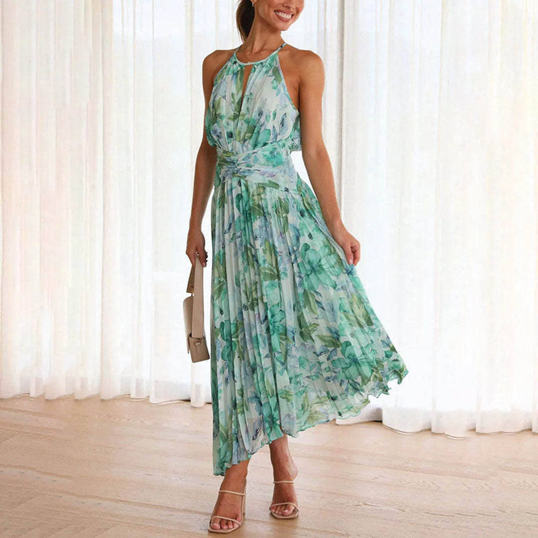 Brunnhild - Geblümtes Maxikleid