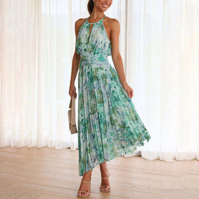 Brunnhild - Geblümtes Maxikleid