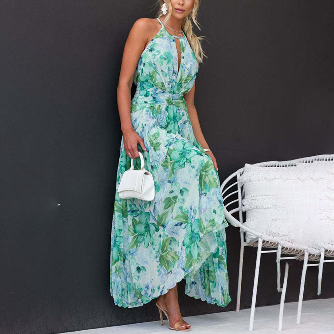 Brunnhild - Geblümtes Maxikleid