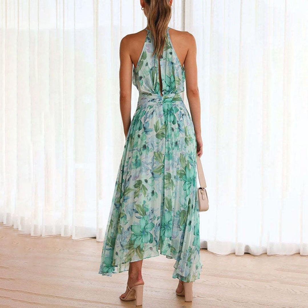Brunnhild - Geblümtes Maxikleid