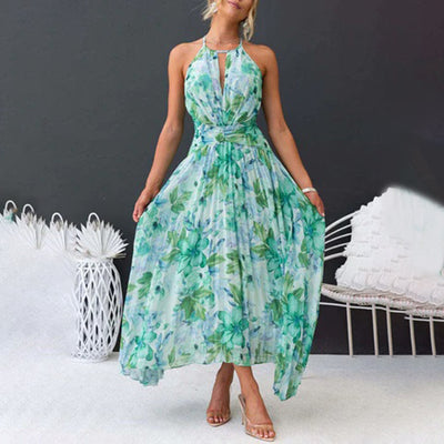 Brunnhild - Geblümtes Maxikleid
