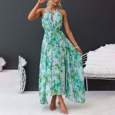 Brunnhild - Geblümtes Maxikleid