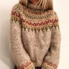 Amethyst | Moderner und bequemer Sommerpullover in Aprikose