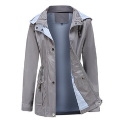 ZURY - Die winddichte und stylische Jacke in Grau