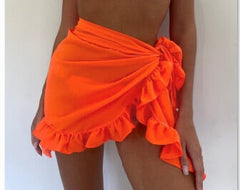 Yasmin® | Der schönste Bikini-Bademantel für den Strand in Orange