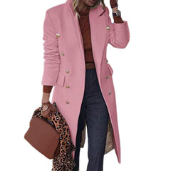 Luella - luxuriöser damenmantel in Rosa