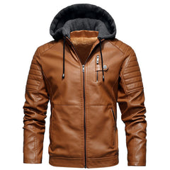 HERITAGE RACER - LEDERJACKE in Braun