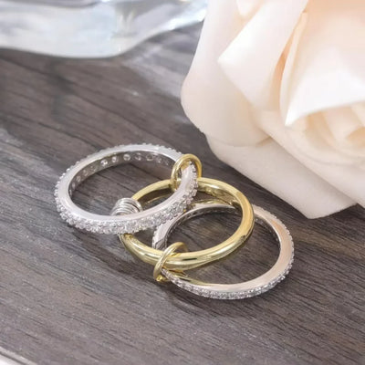 Cubic Zirconia Verbindungsring