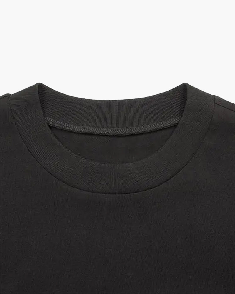 Herren Lässig Rundhals T-Shirt | Kurzarm