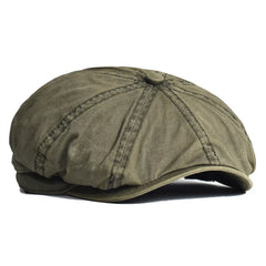 Beeckhoven™ | Retro Cotton Cap in Olivgrün