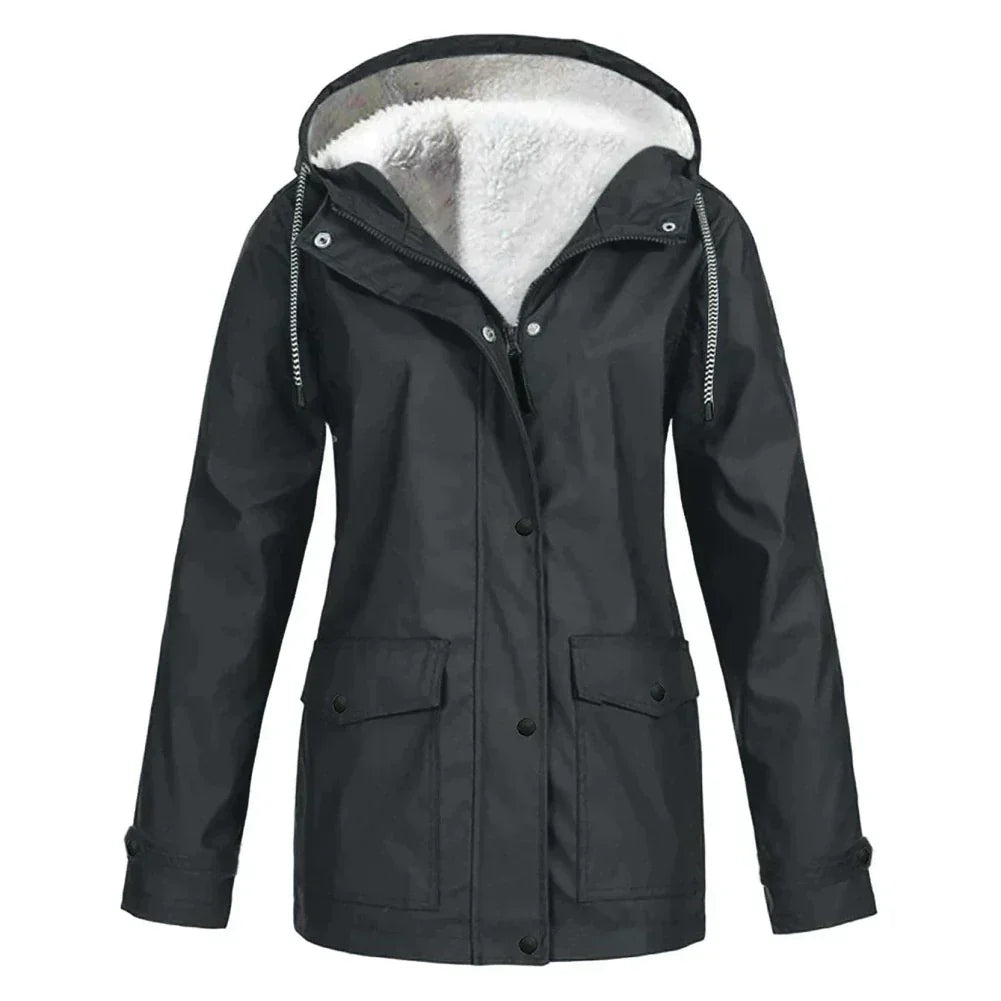 Stylische Regenjacke für Damen | Warme