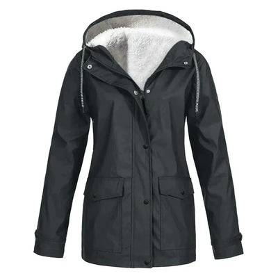 Stylische Regenjacke für Damen | Warme