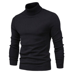 Nicolas - Stilvoller Rollkragenpullover in Schwarz