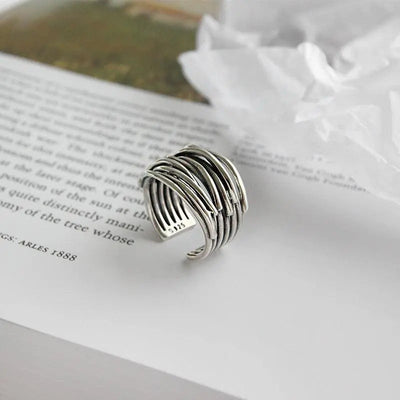 Albina – Silberner Statement-Ring
