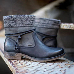 Wendy | Warme, Orthopädische Stiefel in SCHWARZ