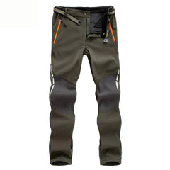 Strapazierfähige und wasserfeste Outdoorhose für Herren in Dunkelgrün