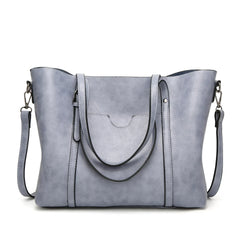 Klara | Luxuriöse Lederhandtasche in Blau