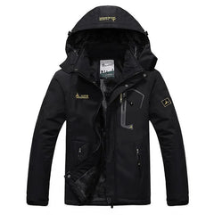 WIND-UND WASSERDICHTE JACKE - UNCO in Schwarz