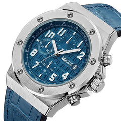 Elegante Luxus-Chronographuhr in Blau