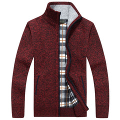 TOMAS – Baumwolljacke für Herren in Weinrot