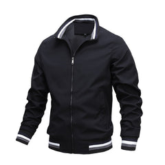 Herren Übergangsjacke Bomberstil | Lässiger Look in Schwarz
