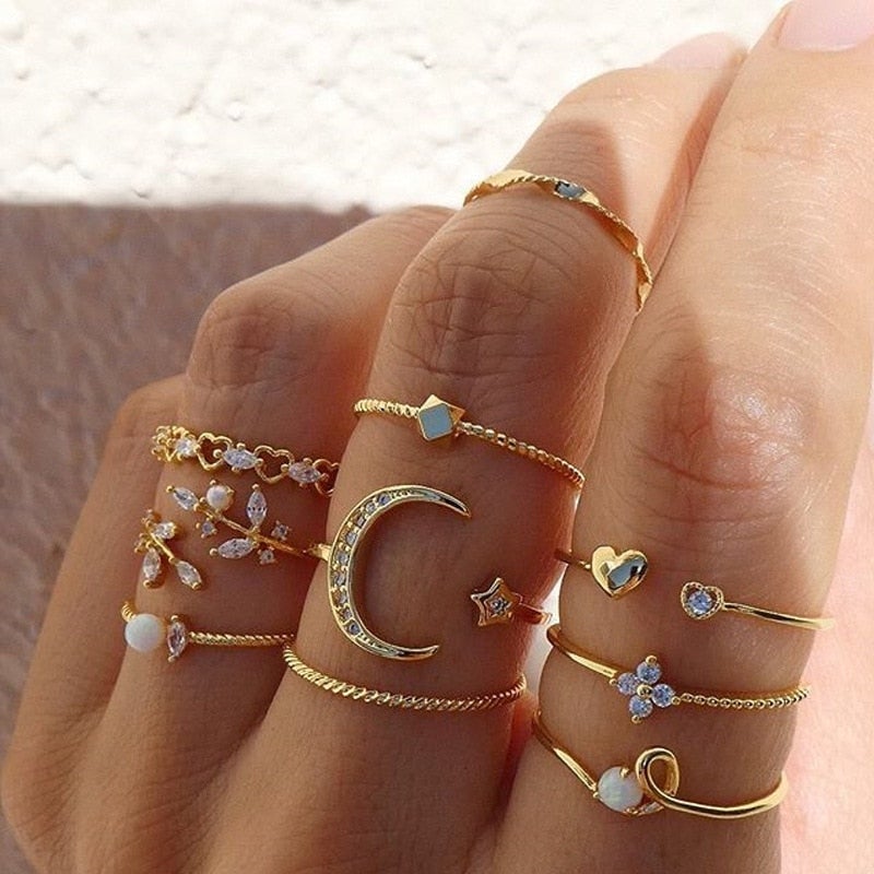 Veronika – Himmelszeichen-Ringset