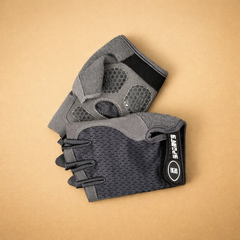 Halbfingerhandschuhe für Radfahren und Outdoor-Aktivitäten – Atmungsaktives und rutschfestes Design in Grau