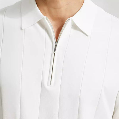 Poloshirt mit Reißverschluss für Herren