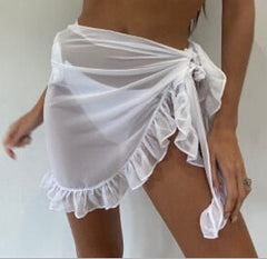 Yasmin® | Der schönste Bikini-Bademantel für den Strand in Weiß